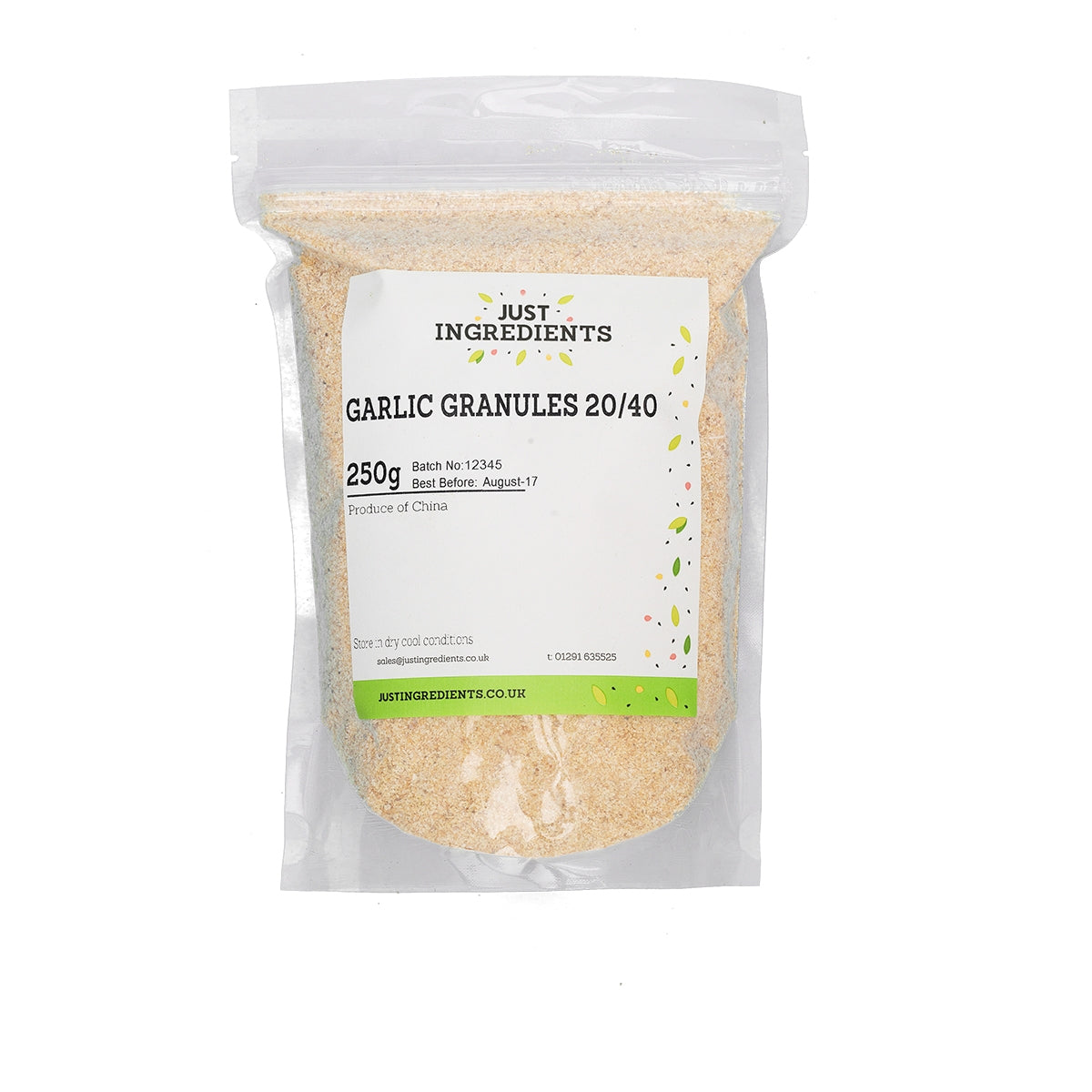 JustIngredients Garlic Granules 20/40 Mesh